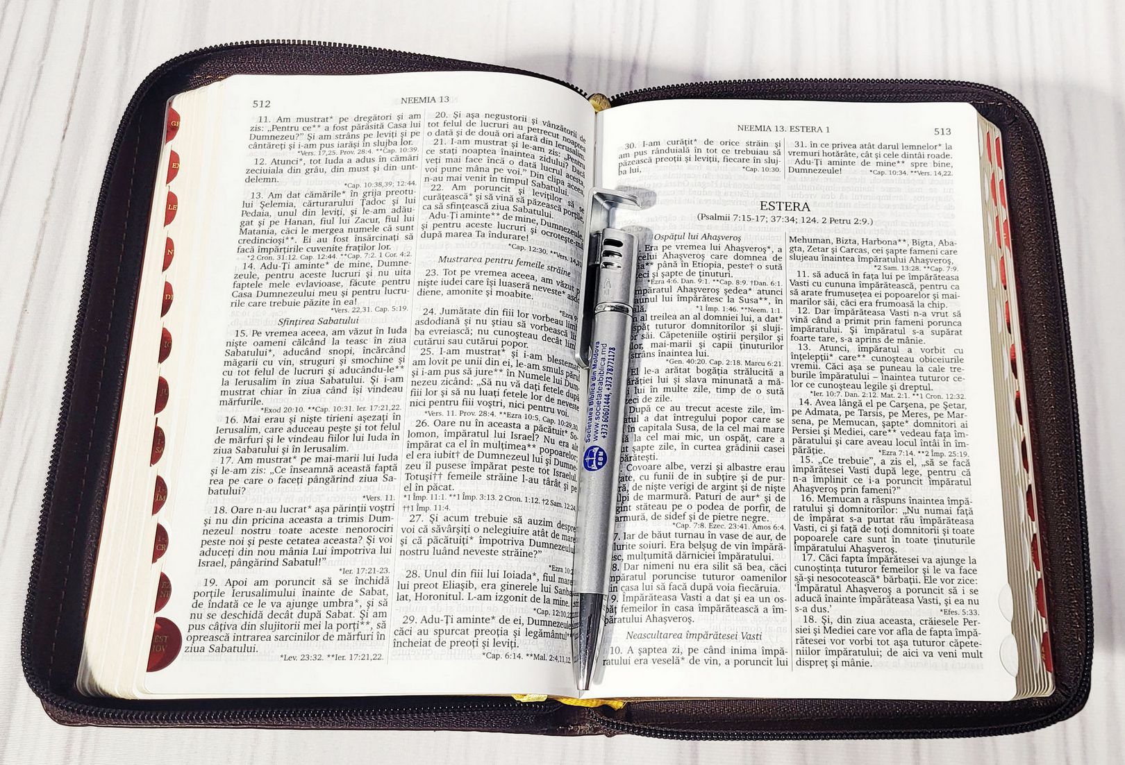 Biblia Rom 057 ZTI (brown)