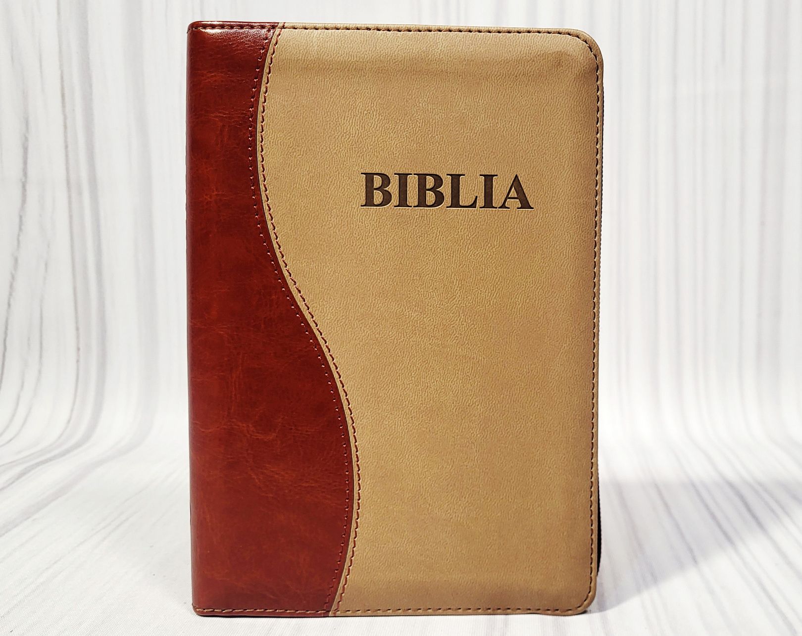 Biblia Rom 055 ZTIDT Brown/Beige