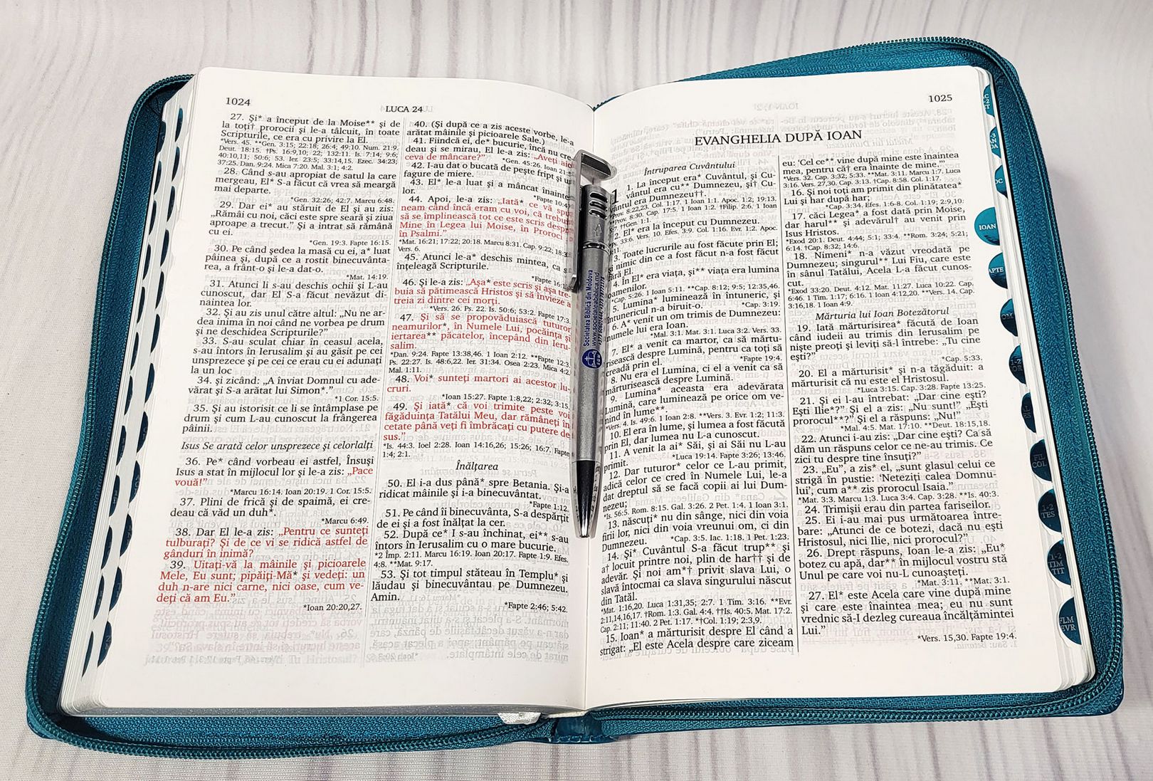 Biblia Rom 075 ZTI – Aq.Blue