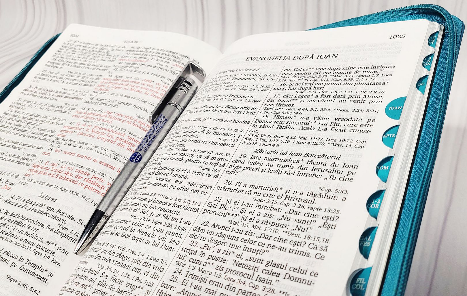 Biblia Rom 075 ZTI – Aq.Blue