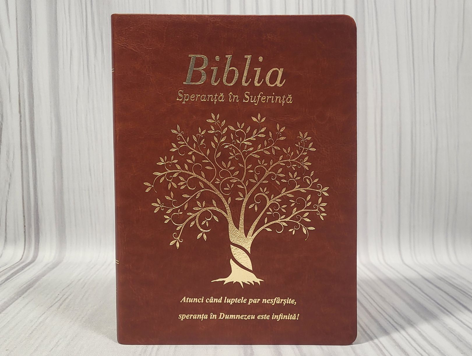 BIBLIA SPERANȚĂ ÎN SUFERINȚĂ – maro